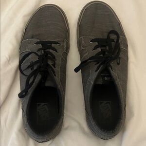 Vans Men's Black and Gray Sneakers